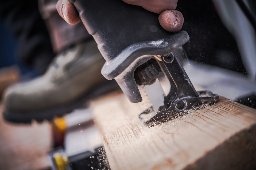 Reciprocating Saw Woodwork